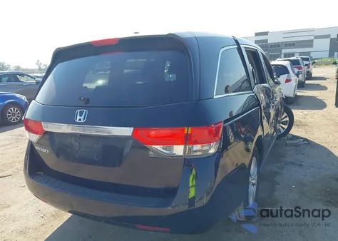 2015 Honda Odyssey Ex-L из США, поврежденный, VIN 5FNRL5H66FB102935